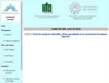 Tablet Screenshot of iscrd.diocesisdelugo.org